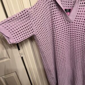 Dressed in lala be bold knit dress in purple